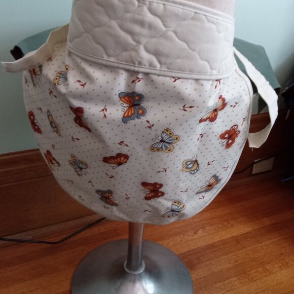 Butterfly Half Kitchen Wear Apron Baking Cooking Vintage Like New, Never Used - Picture 2 of 10